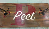 Family Name Signs - 12" X 24"  CODE15