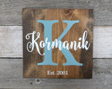 Family Name Signs - 12" X 12"  CODE15