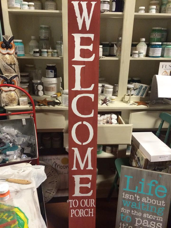 6 foot Welcome Sign - CODE10